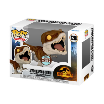 ATROCIRAPTOR TIGER SPEZIALITÄT FUNKO POP! JURASSIC WORLD 3 DOMINION #1218 AUF LAGER