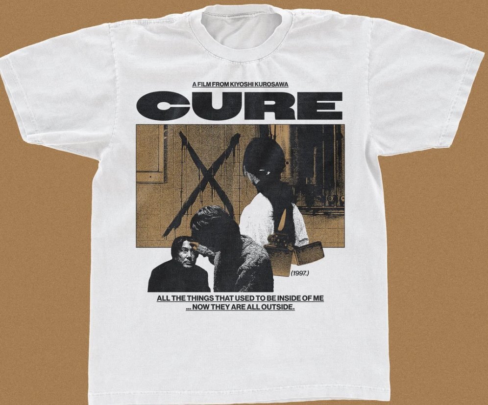 Cure Movie 1997 tshirt, Kiyoshi Kurosawa shirt, White Classic Tee
