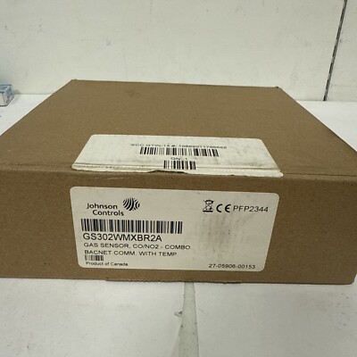 Johnson Controls GS302WMXBR2A GAS SENSOR, COMBINED CO/NO2 BACNET W/ TEMPERATURE