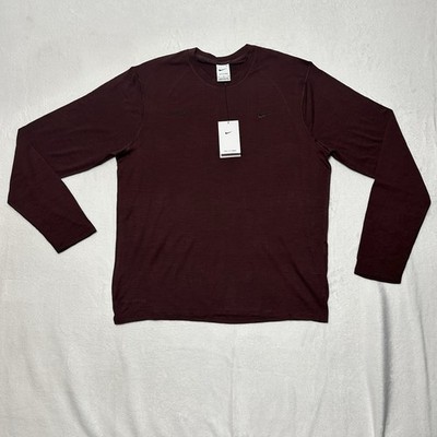 Nike Men's A.P.S. Dri-FIT ADV Versatile Long Sleeve Burgundy Medium FZ0991-652