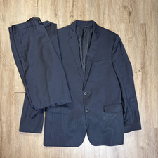 Brooks Brothers 1818 Regent Mens Suit Pants 40R W34 Navy Wool Reda Made in Italy