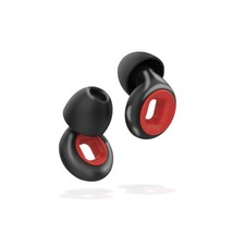 Silicone Sleep Ear Plugs, 35dB Noise Reduction 1 pair (Pack of 1), Biack