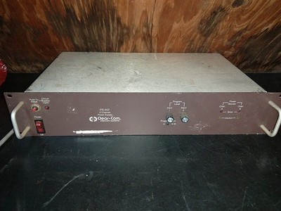 CLEAR-COM PS-452 2-CHANNEL Party Line RACKMOUNT USA INTERCOM POWER SUPPLY