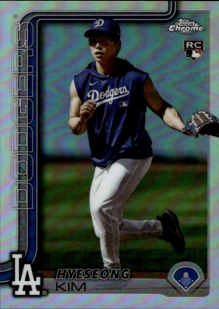 #USC312 Hyeseong Kim 2025 Topps Chrome Update Refractor RC Image Variation