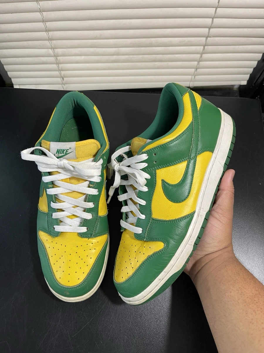 Nike Dunk Low SP Brazil Varsity Maize Pine Green Size 5.5M / 7W CU1727-700 NIB Nike Dunk SP 2020 Low Brazil for Sale | Authenticity  main image 4