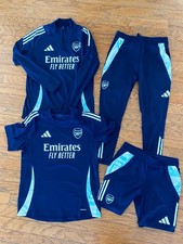 Adidas Arsenal Fly Emirates 2024 tuta quattro pezzi blu
