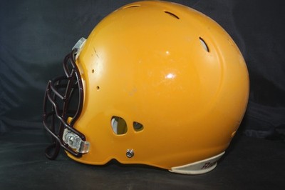 2013 Riddell Revolution IQ ADULT Sunflower Gold Game Football