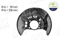 Spritzblech Ankerblech Vorderachse Rechts FÜR Toyota RAV 4 IV ( A4 ) - AIC 58812