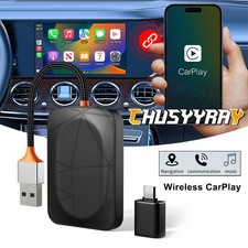Wireless CarPlay Adapter USB Dongle For Toyota Tundra Cab Pickup 3.4L 2020-2024