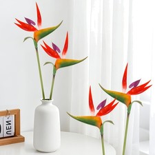Artificial Bird of Paradise Plants 2PCS 24 inch UV Resistant for Outdoor Decor