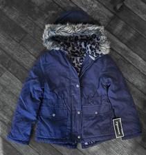 S. Rothschild  Co. Big Girls' Navy Quilted Puffer Coat Size 14 - MSRP 100