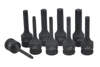 "Laser Tools Schlag Ribe SteckschlüSsel Bit Set 1/2\"D 9Teilig 7806"