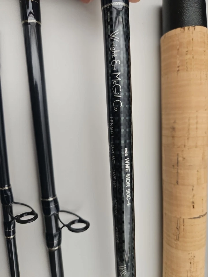 Wright & McGill WME MDR 90C-4 9' Casting Rod Graphite Medium Power Fast Action - Image 2 of 4