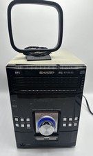 Sharp XL-UH240 Micro Shelf Stereo System NO SPEAKERS Tested Working With Remote