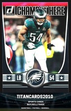 Jeremiah Trotter Jr. 2025 Donruss Champ is HERE Philadelphia Eagles #CIH-JTR