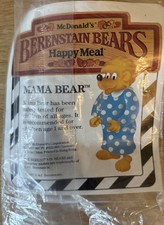 McDonald  s Happy Meal Mama Berenstain Bear with Paper Cut Outs 1987 Sealed