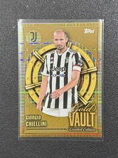 2025-26 Topps Juventus Collector Tin Gold Vault Giorgio Chiellini #GV-3 9fn
