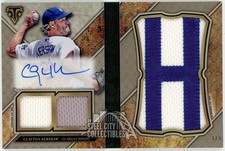 Clayton Kershaw 2017 Topps Triple Threads Booklet Patch Auto Card #LPAR-CK 1/3