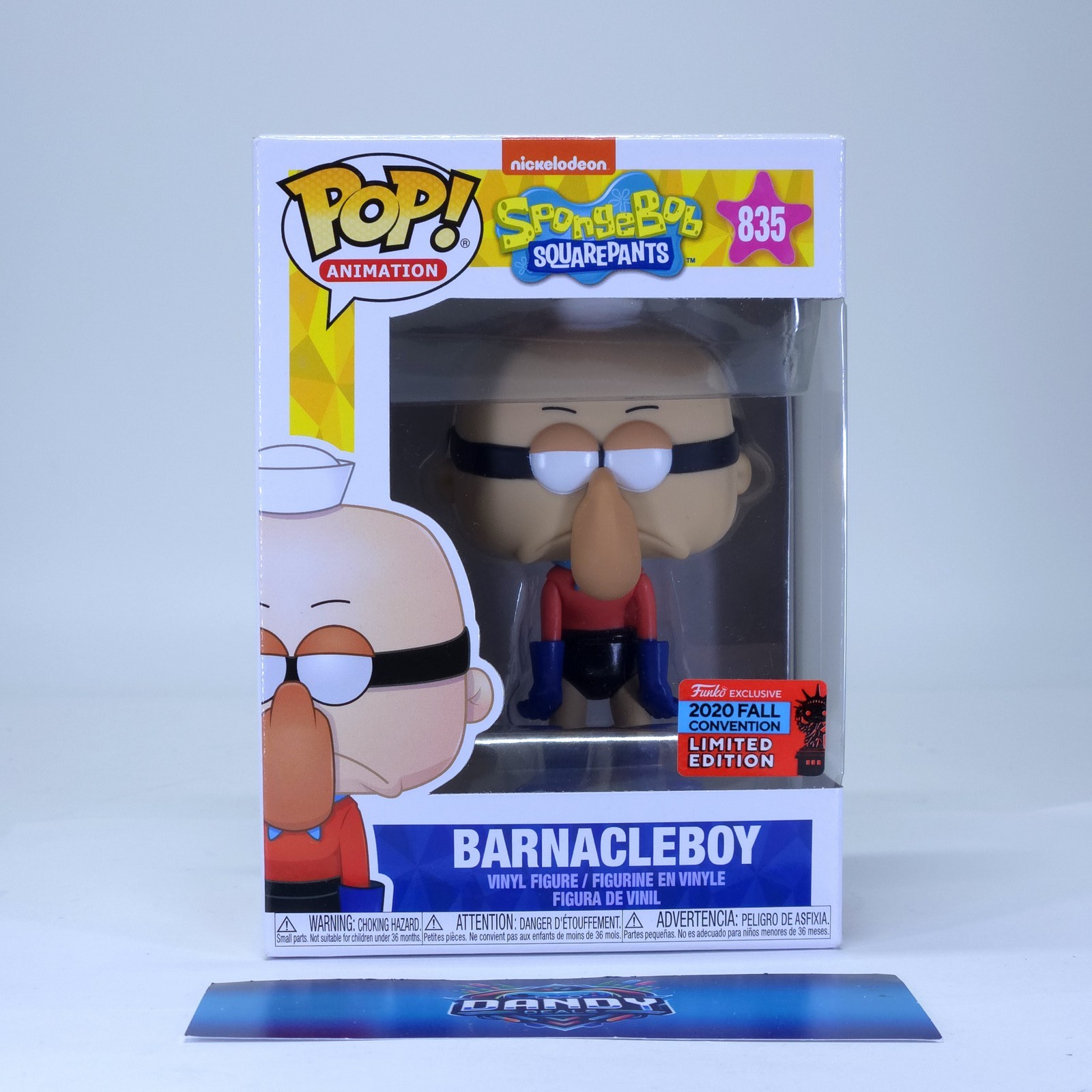 Barnacleboy #835 2020 Fall Con Exclusive - Brand New - Funko POP Animation