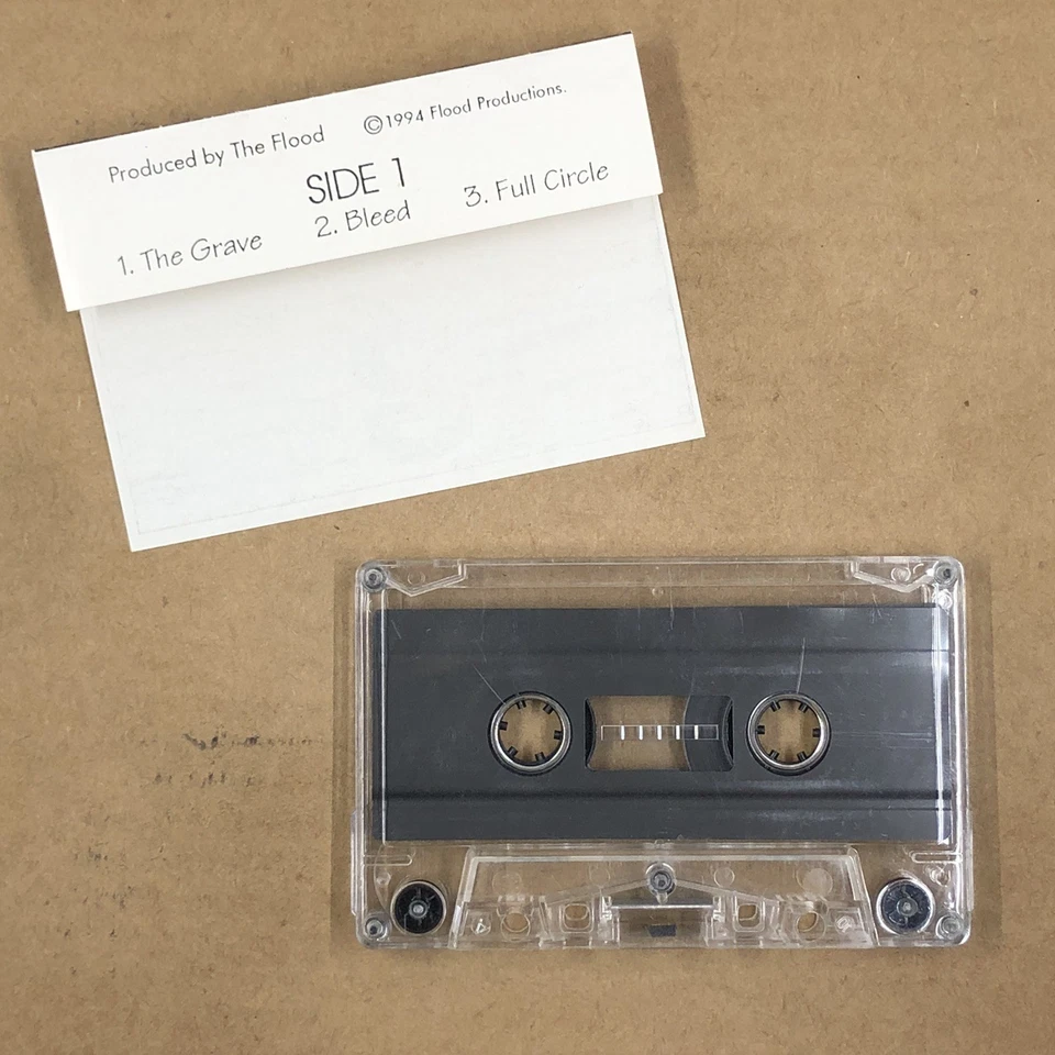 THE FLOOD Cassette Tape 90s Metal Glam DEMO YOUNG GUNNS WILDSIDE DREW HANNAH Foto 3 de 4