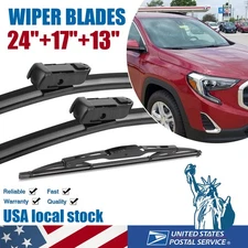 3pcs 24"17"13" Windshield Wiper Blade for Chevrolet Equinox 2010-2011 Front Rear