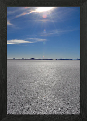 salar de uyuni bolivia Framed Wall Art Poster Canvas Print Picture