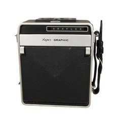 Graflex Super Graphic 4x5 Camera W/ Graflex Rodenstock Optar 135mm f/4.5 Lens