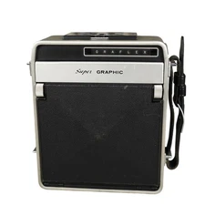 Graflex Super Graphic 4x5 Camera W/ Graflex Rodenstock Optar 135mm f/4.5 Lens