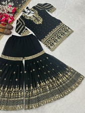 SALWAR KAMEEZ PAKISTANI INDIAN WEDDING PARTY WEAR DRESS BOLLYWOOD SUIT SHARARA