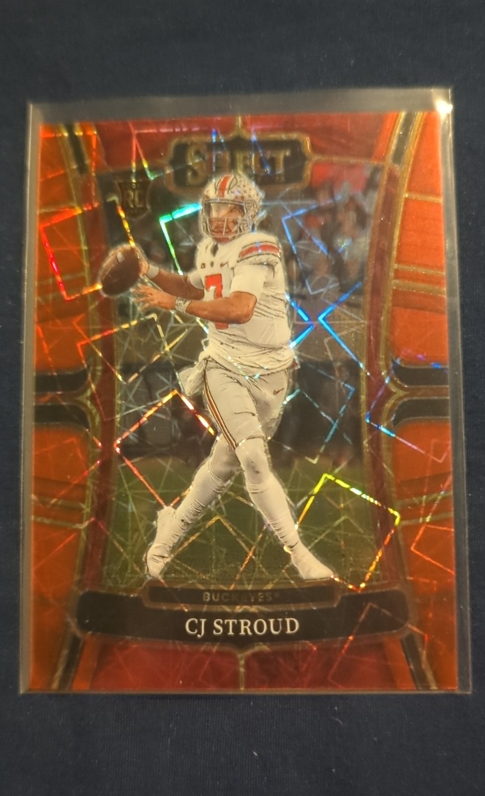 2023 Panini Select Draft Picks - Concourse C.J. Stroud #2 Red Lazer Prizm (RC)