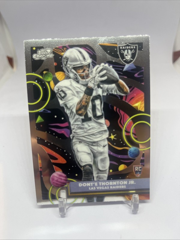 2025 Topps Chrome Cosmic Dont'e Thornton Jr. RC #154