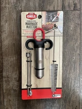 Expert Grill Marinade Injector with Stainless Steel Body+Two Marinade Tips