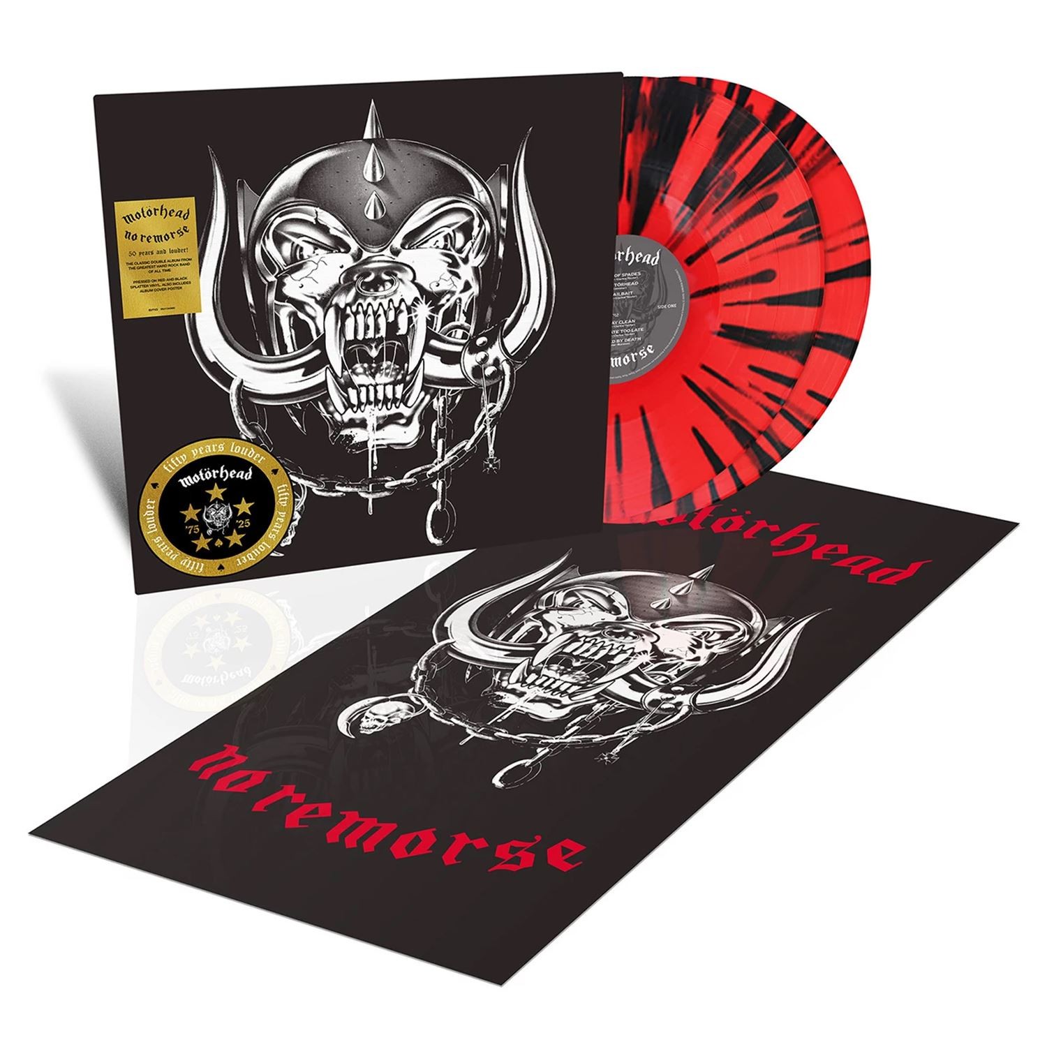 Motörhead - No Remorse 50th Anniversary Edition 2LP Vinyl 12"" Album