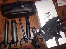 TYMO Hair Styler CUES 3 in 1 interchangable curling Iron Boxed Used once RRP £69