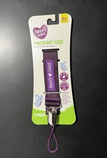 PARENTS CHOICE Universal Pacifier Clip 0 months Dishwasher Safe   Purple
