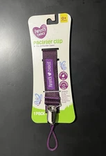 PARENTS CHOICE Universal Pacifier Clip 0+ months Dishwasher Safe • Purple