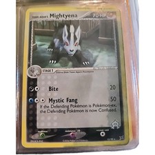 Team Aqua's Mightyena 15/95 Team Magma vs Team Aqua Reverse Holo on eBay