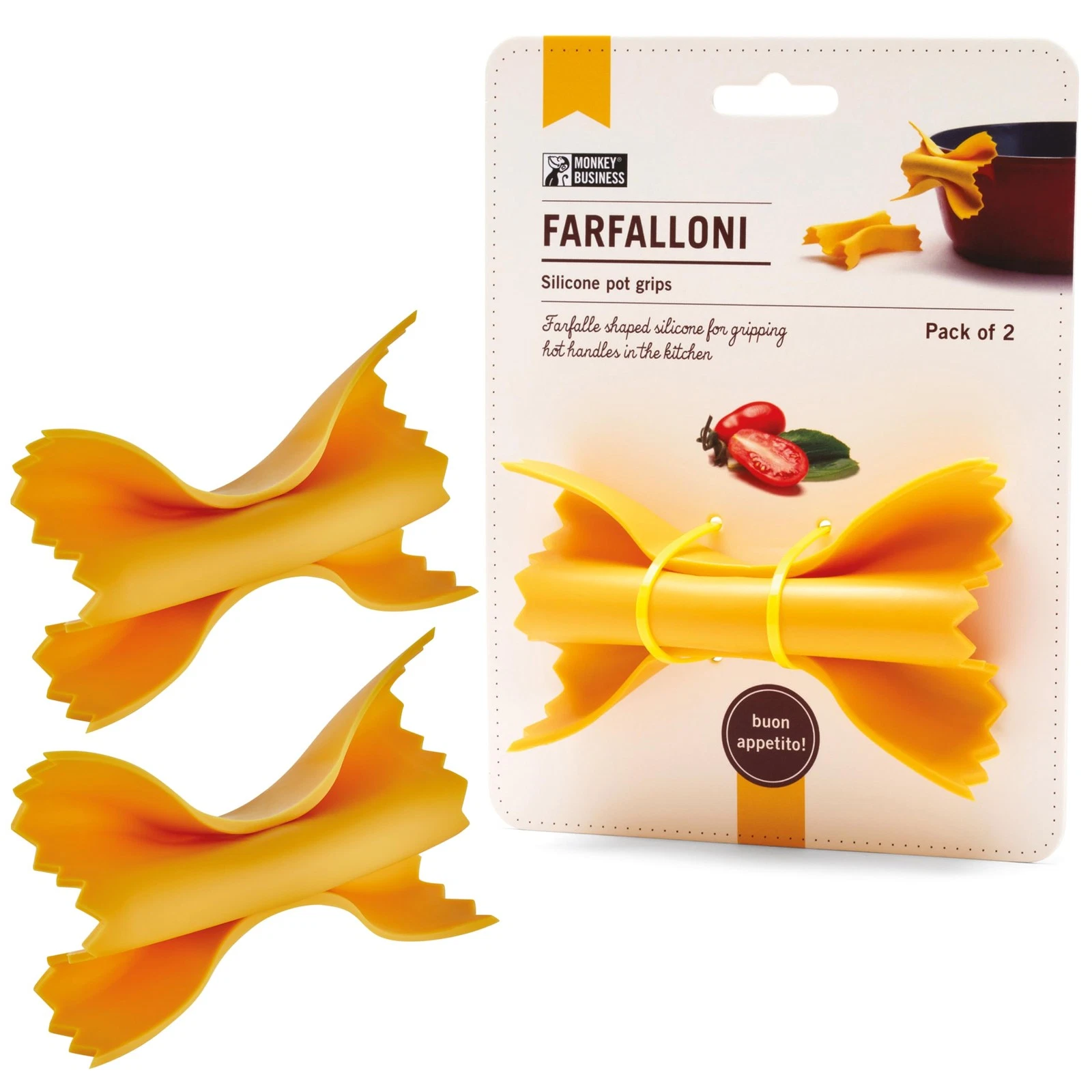 Monkey Business Farfalloni Pot Holders Pinch Mitts - Thumbnail 4