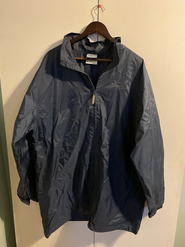 Umbro, Vintage Umbro Windbreaker Jacket Mens XXL Full Zip Navy Blue Lightweight 2000s