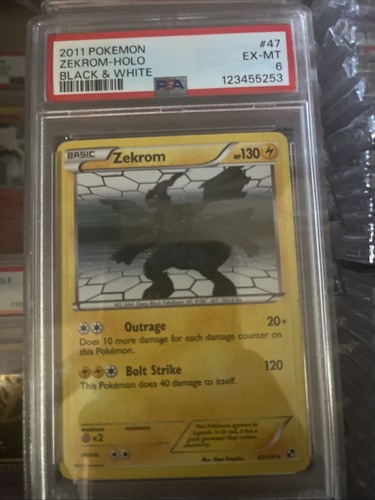 Zekrom graded PSA 6 for sale on eBay