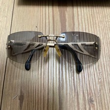 CAZAL 926 Gold Frame Sunglasses Square Gray Lens Vintage Authentic