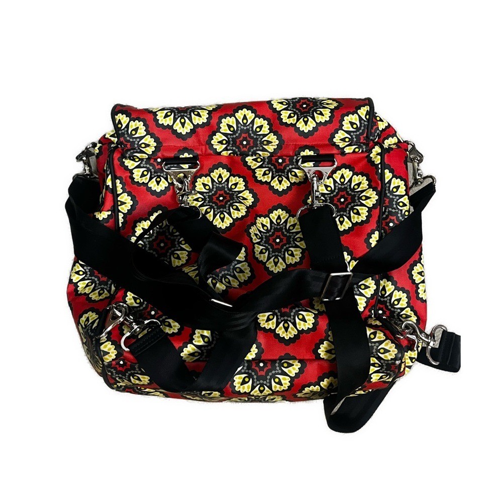 Petunia Pickle Bottom Boxy Backpack Diaper Bag in Lively Lima Pattern View 3