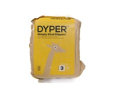 Dyper Simply Kind Disposable Infant Diapers Size 3 Medium 28 Count Plant Based