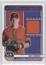 2023 Panini USA Baseball Stars & Stripes Mees Robberse #U18-MR 0q1p
