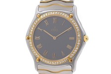 EBEL Sport Classic 34 mm Original Diamant-Lünette tatsächlicher Einzelhandel US$ 5200 (TR77)