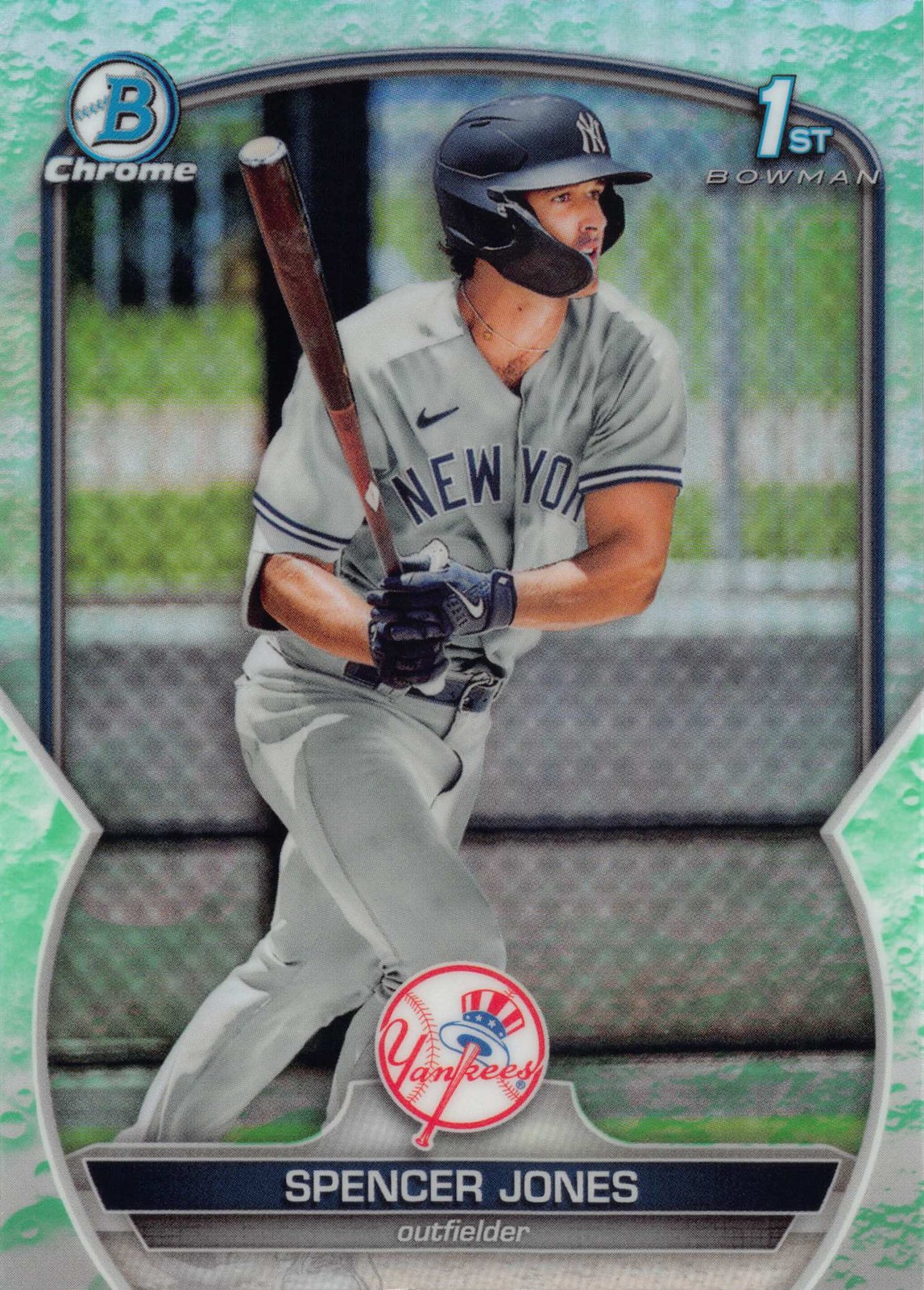 2023 Bowman #BCP-139 Spencer Jones Chrome Prospects Lunar Glow Refractors