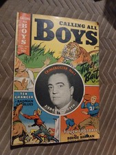 Calling All Boys #14 1947-J Edgar Hoover-Crimebuster #1-Tiger cover-Tex Granger