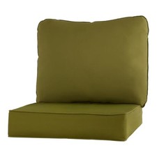 Outdoor Reversible 2-Piece Deep Seat Cushion Set Lime