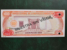 DOMINICAN REPUBLIC-100 PESOS ORO-1991 Specimen Muestra Sin Valor