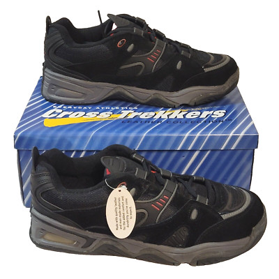 デッドストック 00s Cross Trekkers スニーカー US10.5 NEW in BOX Cross Trekkers #13343 Black Suede Mesh Shoes Sneakers